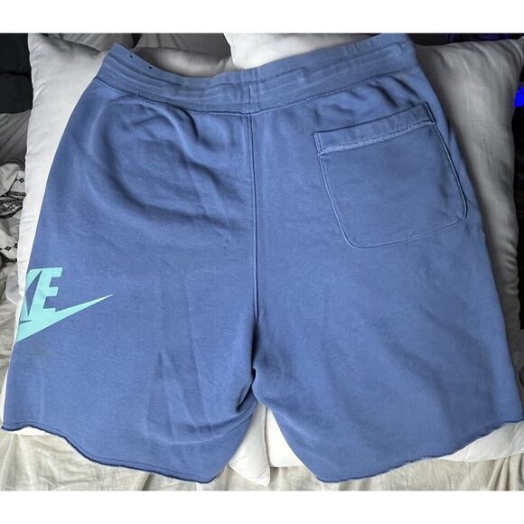 Nike Men Activewear Shorts M French Terry Sweats Logo Pockets Drawstring READ*** - Picture 6 of 11
